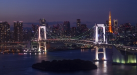 东京桥夜景壁纸