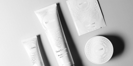 瑞士品牌Nahua Cosmetics纳瓦化妆品包装设计-让你欣赏自然价值，标识本身是一个特制的，从头开始创建的迹象，显示优雅以及纯度和女人味。