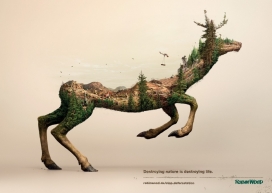 破坏自然是在摧毁生命-Robin Wood公益广告