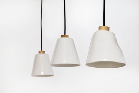 再现自然美-日本细腻的青木陶瓷吊坠吊灯