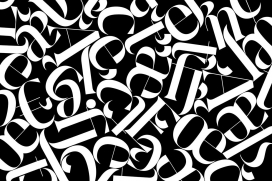 Grifo-从浅到黑色的斜体字