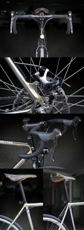 F5 XCR定制不锈钢管旅游自行车设计