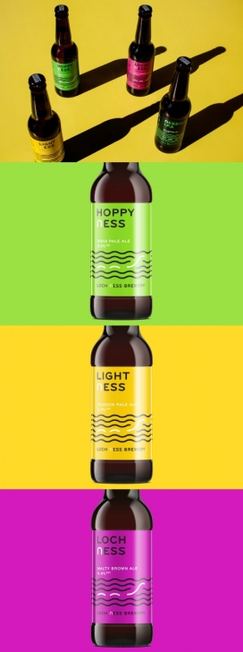 Loch尼斯湖啤酒厂-灵感来自尼斯湖水怪的水波，给人一种难以捉摸的特性。