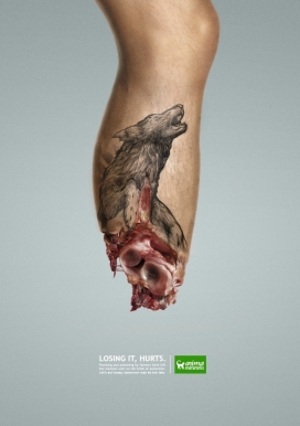 AnimaNaturalis动物保护平面广告