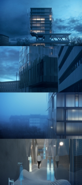 增强艺术中心建筑设计-结合了艺术与即将到来的技术