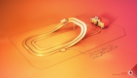 沃达丰电信平面广告