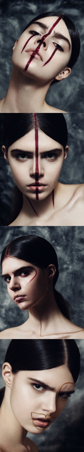 Grunge dreams-“垃圾”的梦想-钢丝撑起来的彩妆