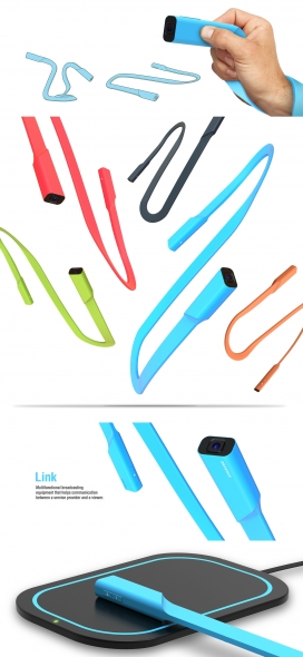 Link-多功能USB柔性体形状数据线设备设计