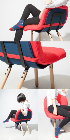 Tuna Chair金枪鱼椅-灵感来自金枪鱼寿司