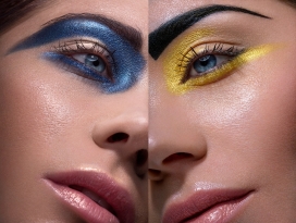 les couleurs opposées-眼部彩妆人像