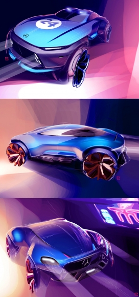 Mercedes Rally-梅赛德斯概念电动车设计