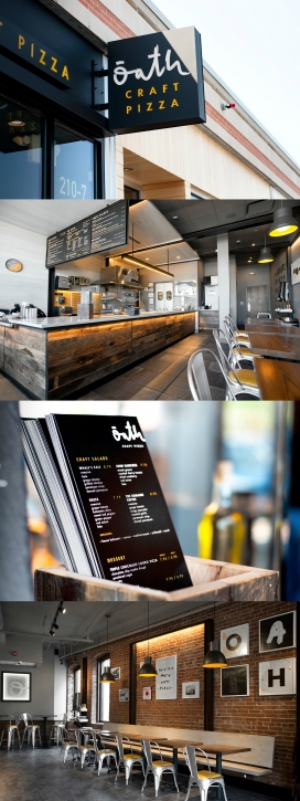 创建一个新的馅饼－Oath Craft Pizza披萨餐厅品牌设计