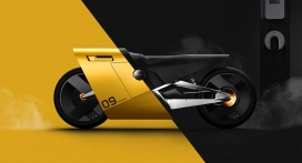 e motor X9 _ updated-概念电子摩托车-可以链接到您的智能设备来控制你的驾驶