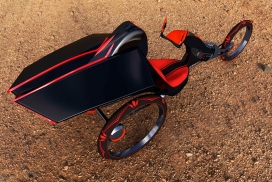 Веломобиль-创意三轮推车设计