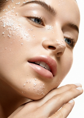 Skincare-质感油性肌肤面部人像