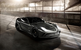 高清晰灰色新西兰法拉利壁纸