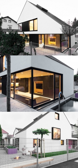 三层楼伪装成一个两层楼的建筑