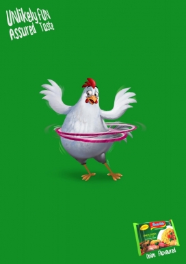 不可能的乐趣味道-Dufil食品平面广告