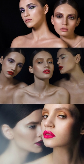 Excellent trio-彩妆人像