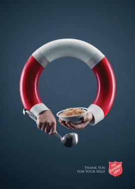 救世军-The Salvation Army公益平面广告