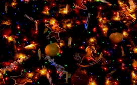 梦幻般的圣诞节装饰品