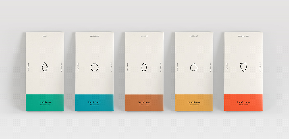 Luc & Louna-巧克力品牌包装设计---酷图编号5