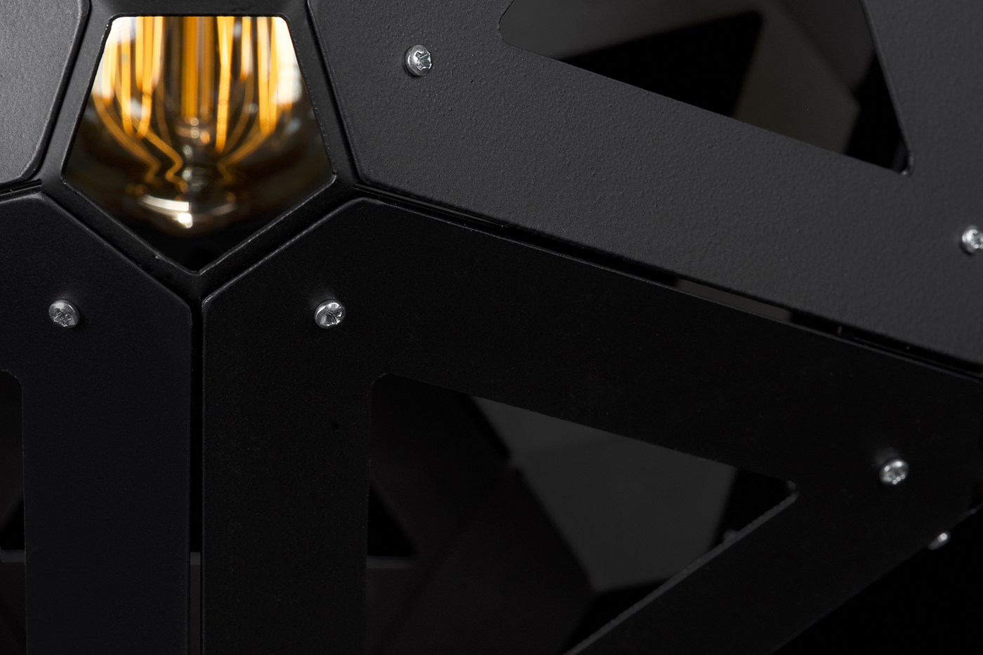 U34-二十面体结构相同尺寸等边三角形的球形吊灯,一个简单而多用途的设计---酷图编号4