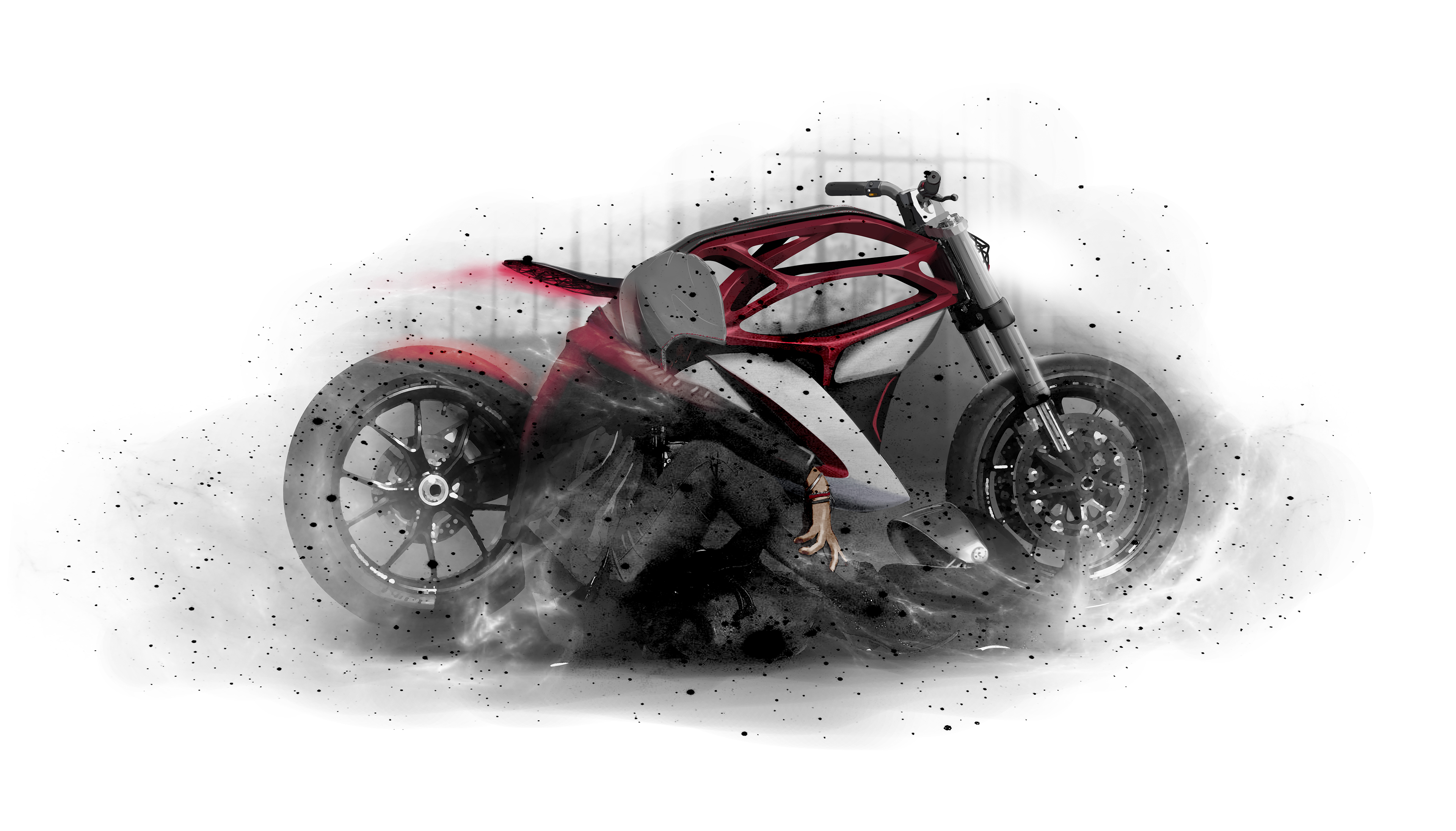 Ducati Nebia-杜卡迪没有“油箱”的摩托车设计---酷图编号1172826