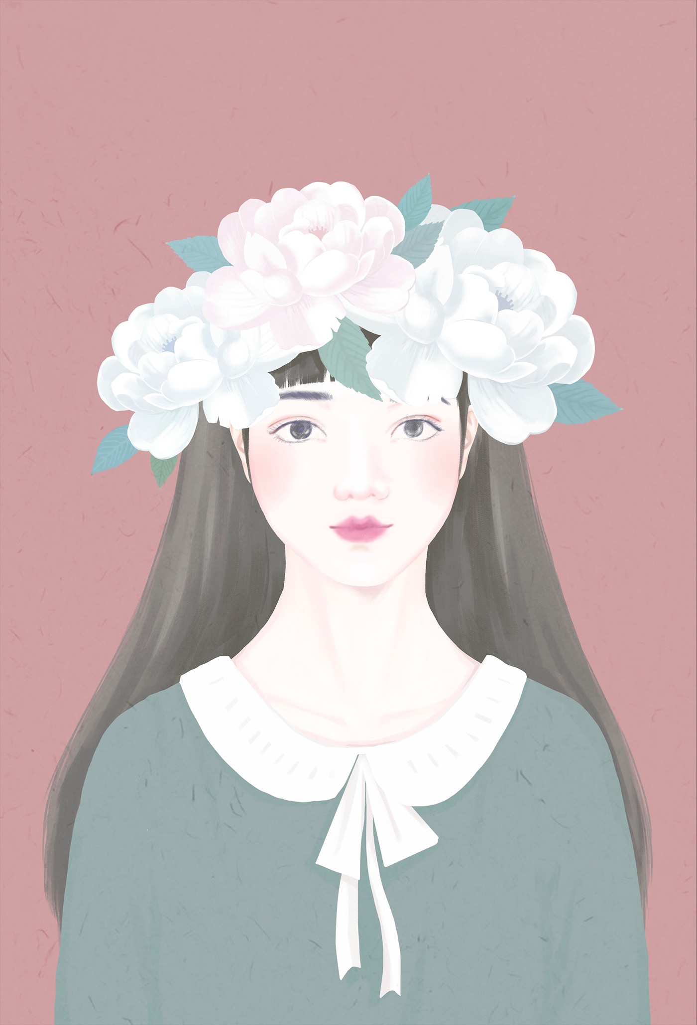 花与女孩---酷图编号1