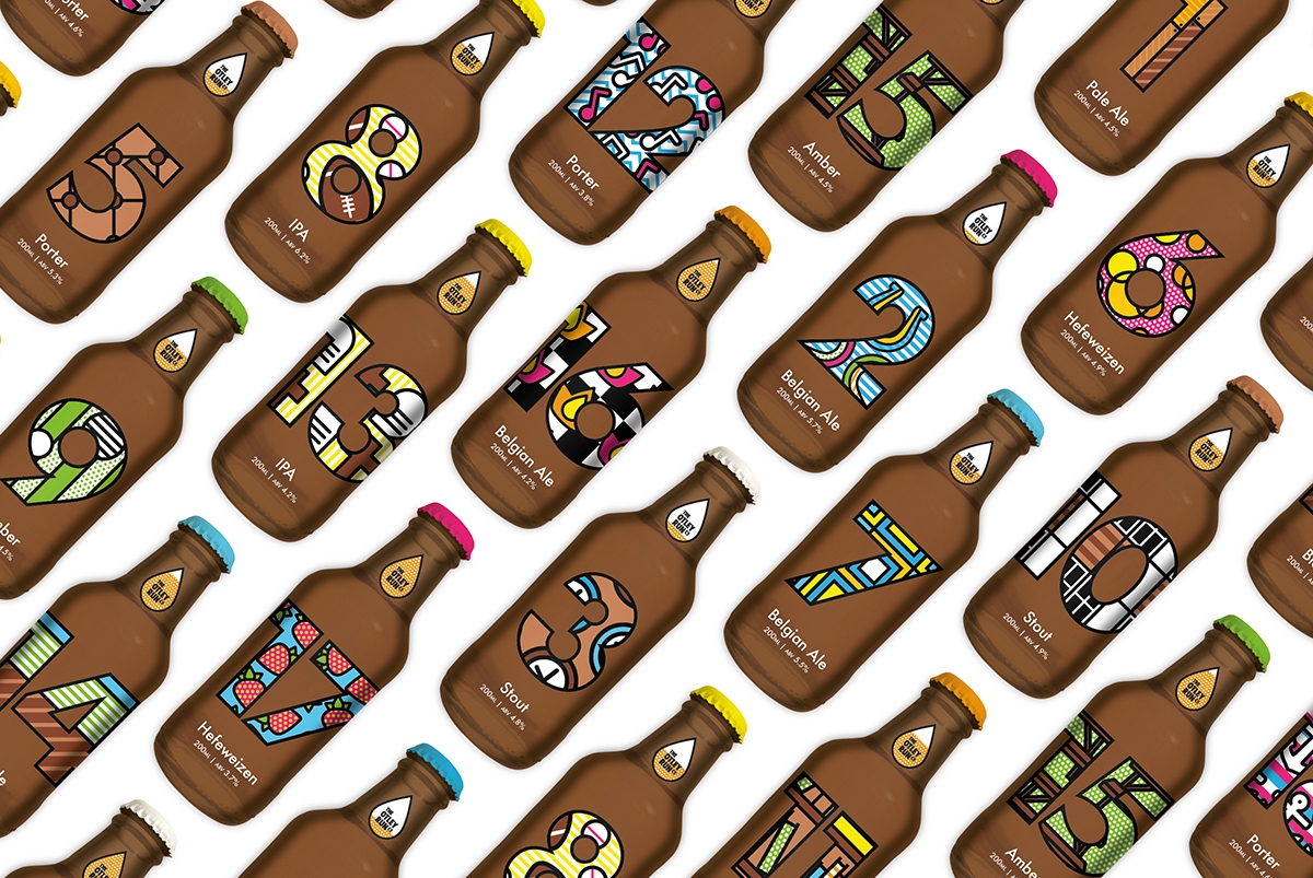 一个史诗般有趣图形的啤酒图片