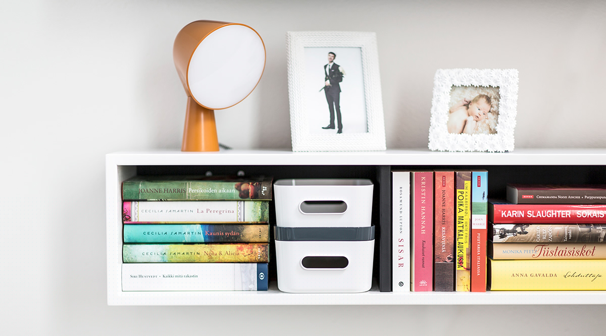 SmartStore™紧凑型多功能模块小型带盖储物箱系列-适用于家中的许多空间---酷图编号1176270