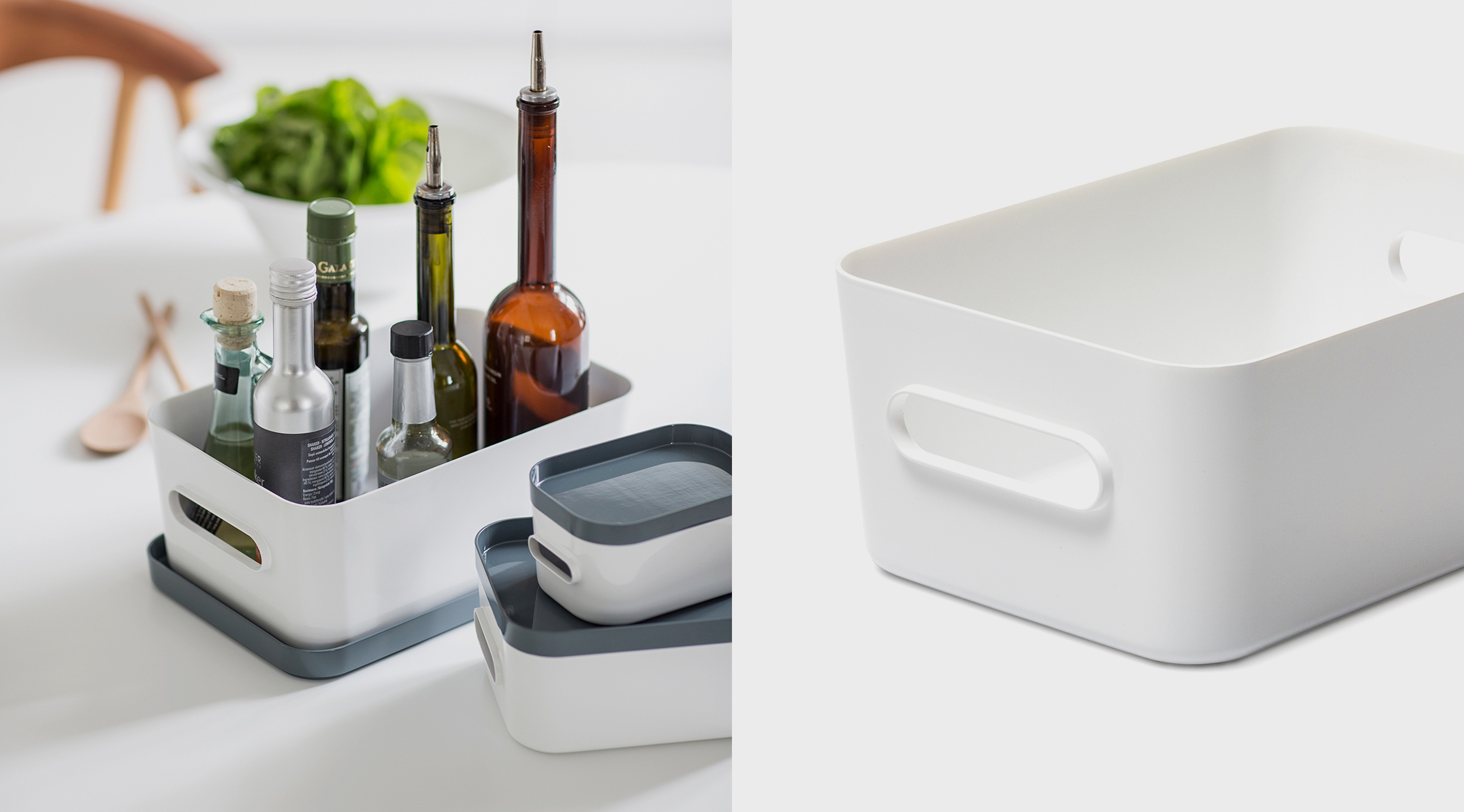 SmartStore™紧凑型多功能模块小型带盖储物箱系列-适用于家中的许多空间---酷图编号1176271