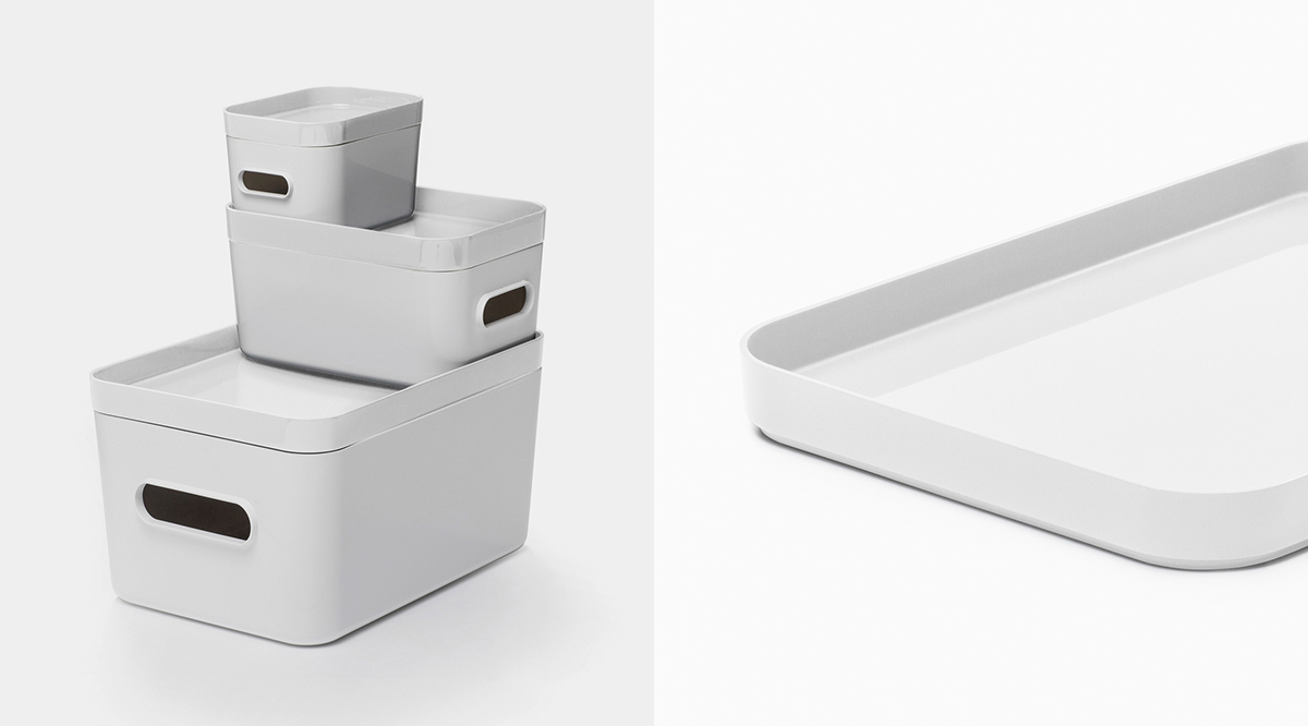 SmartStore™紧凑型多功能模块小型带盖储物箱系列-适用于家中的许多空间---酷图编号1176272