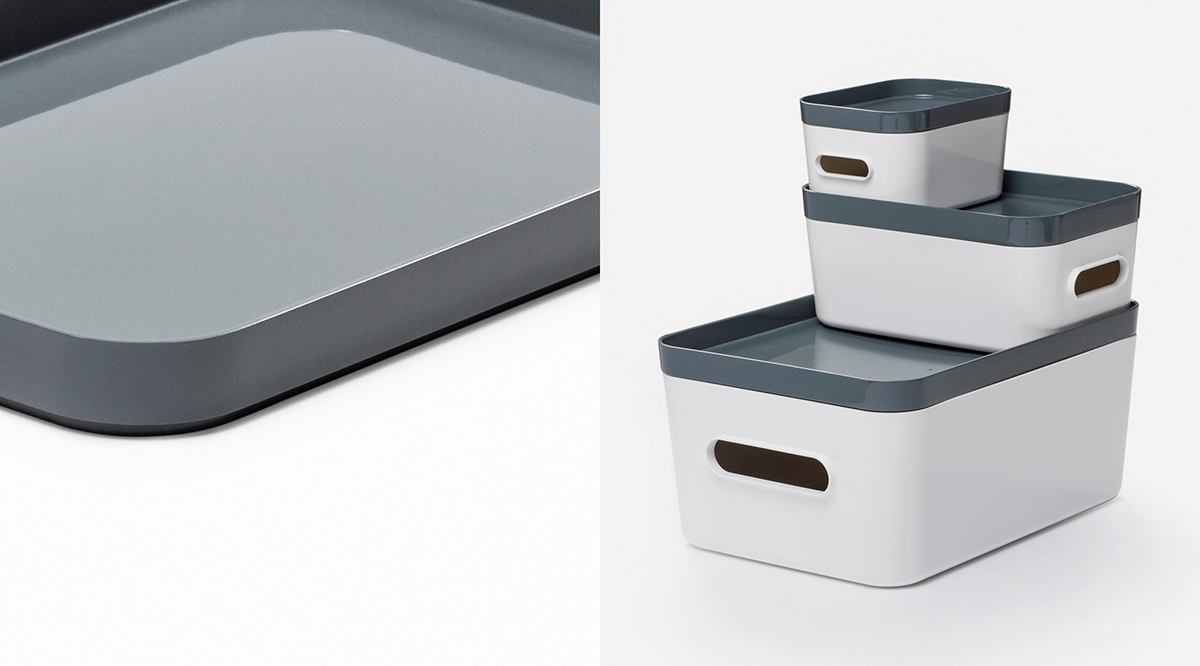 SmartStore™紧凑型多功能模块小型带盖储物箱系列-适用于家中的许多空间---酷图编号1176276