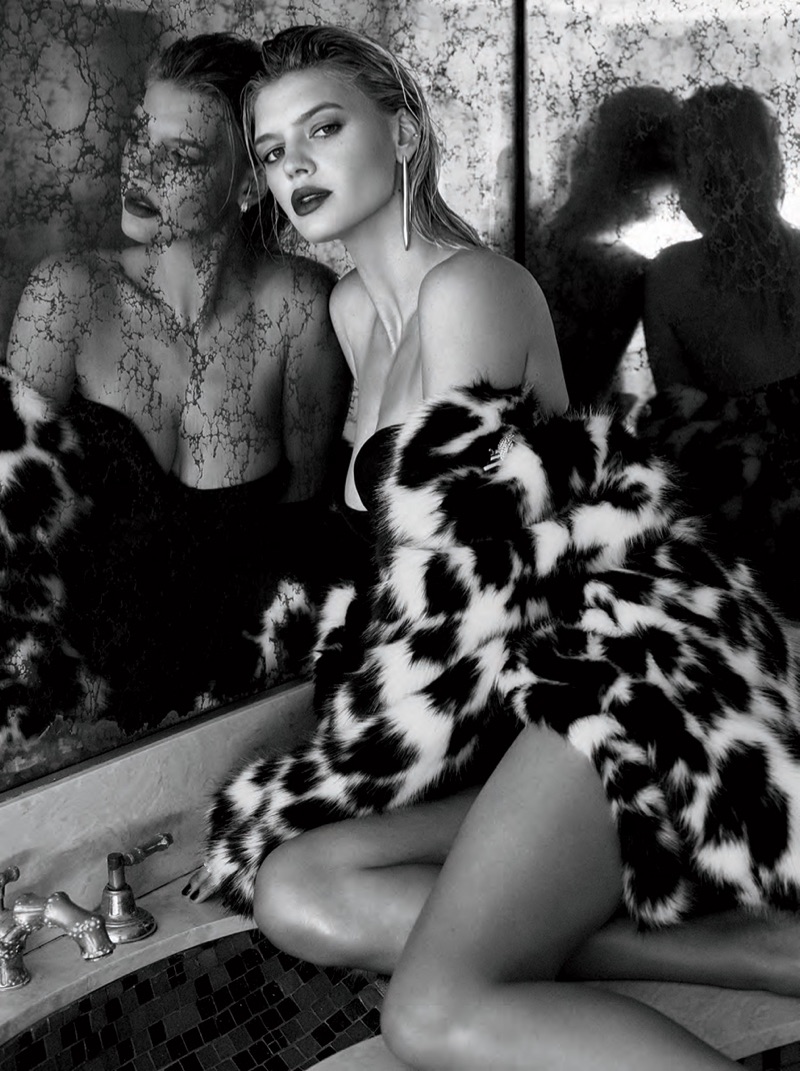 C杂志-佐伊・格罗斯曼-锐利的剪裁时装秀---酷图编号2