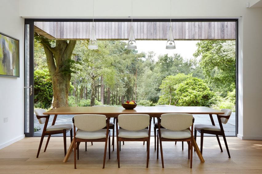 被树林山墙包围的房子---酷图编号1176605