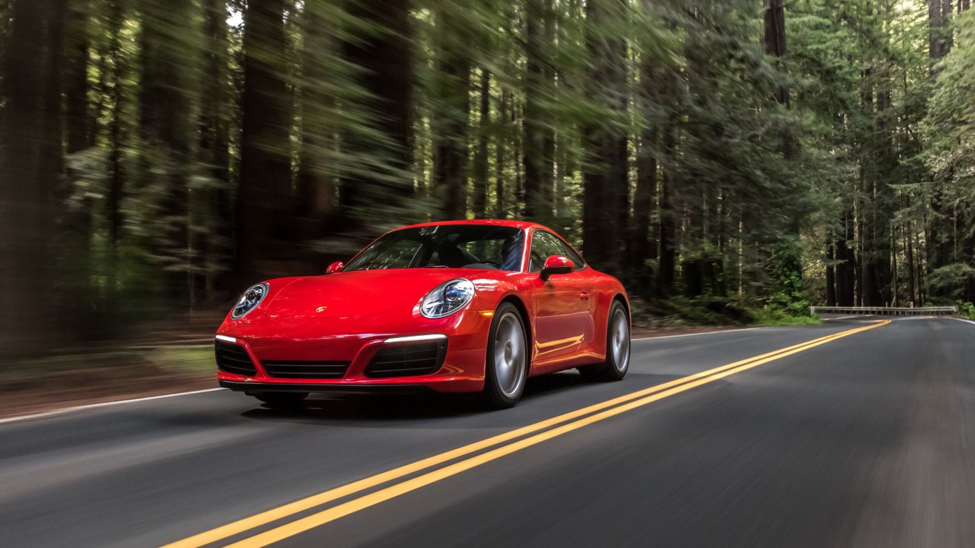 高清晰保时捷911豪华跑车组图壁纸图片