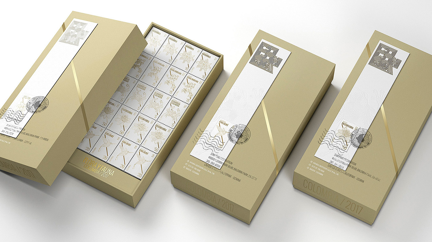 Estampillas Colombia-哥伦比亚动植物豪华集邮设计---酷图编号5