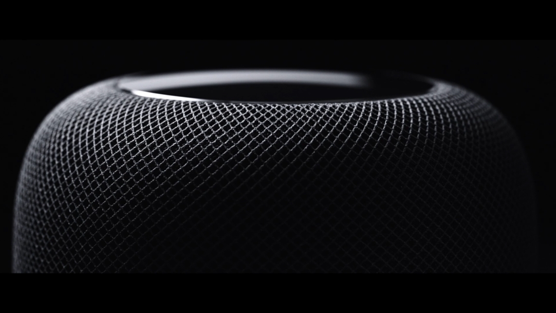 Apple unveils-苹果Siri homepod声控扬声器智能家居设备图片