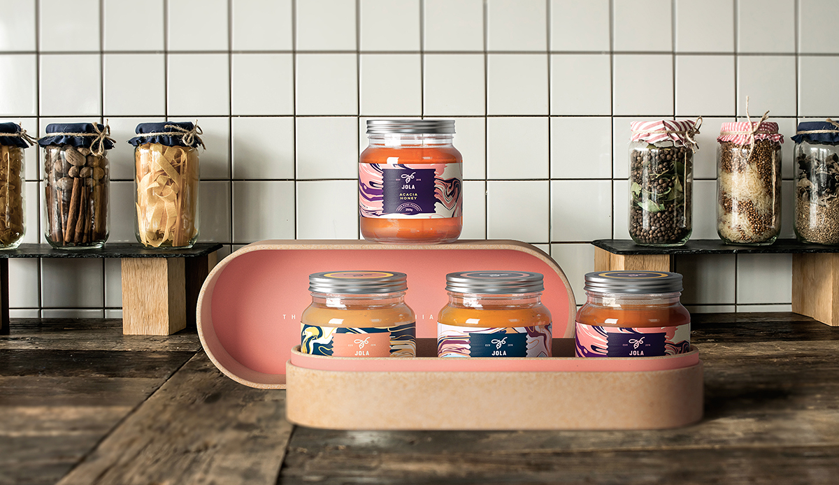 乌克兰迷人的JOLA蜂蜜包装设计欣赏---酷图编号8