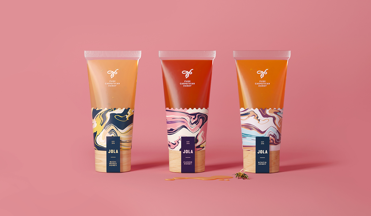 乌克兰迷人的JOLA蜂蜜包装设计欣赏---酷图编号5