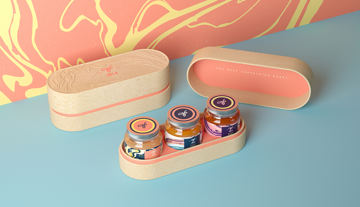 乌克兰迷人的JOLA蜂蜜包装设计欣赏---酷图编号4