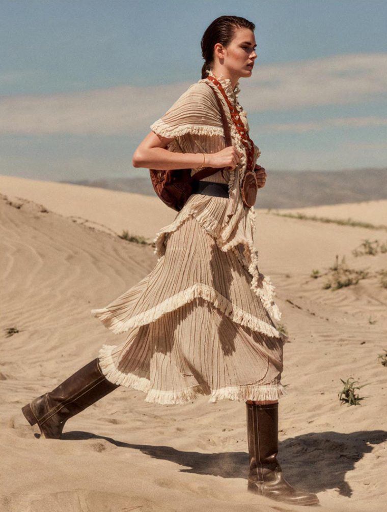 凡妮莎-Vogue西班牙-沙漠浪情---酷图编号1