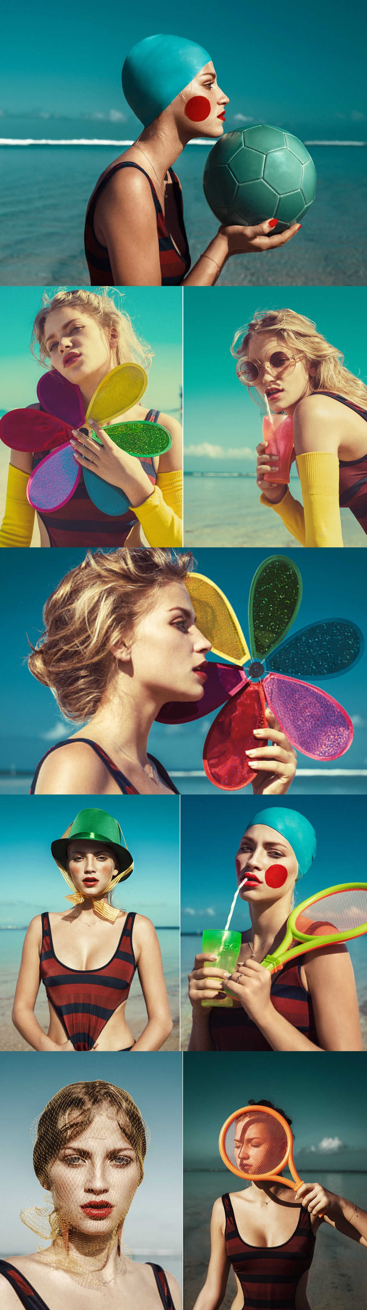 LAGUNA-美诱的沙滩女人图片