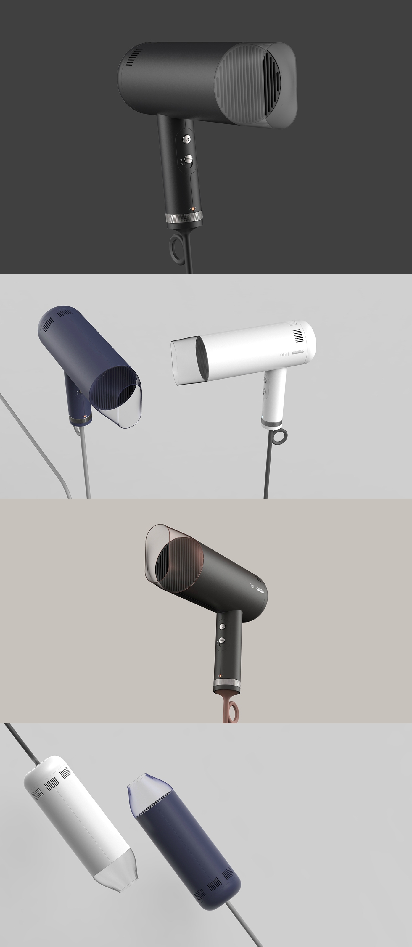 Dial_hair-吹风机设计图片