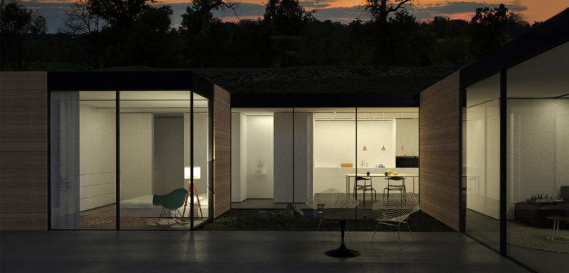 高标准小预制结构的后院小屋-是一个独立的实用性和舒适性建筑---酷图编号1182972