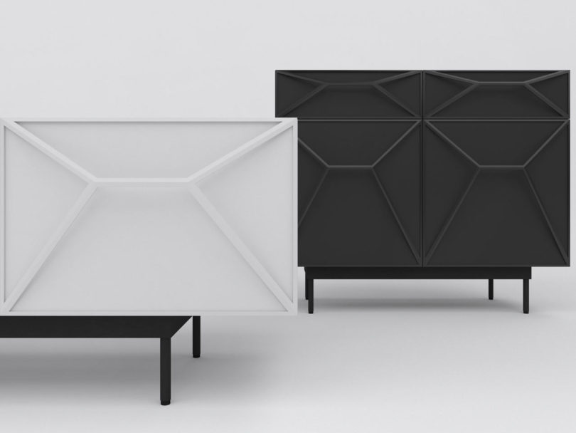 一个有不同的高度和宽度集模块化的存储台-有24个餐边柜,抽屉单元,和电视台功能---酷图编号8