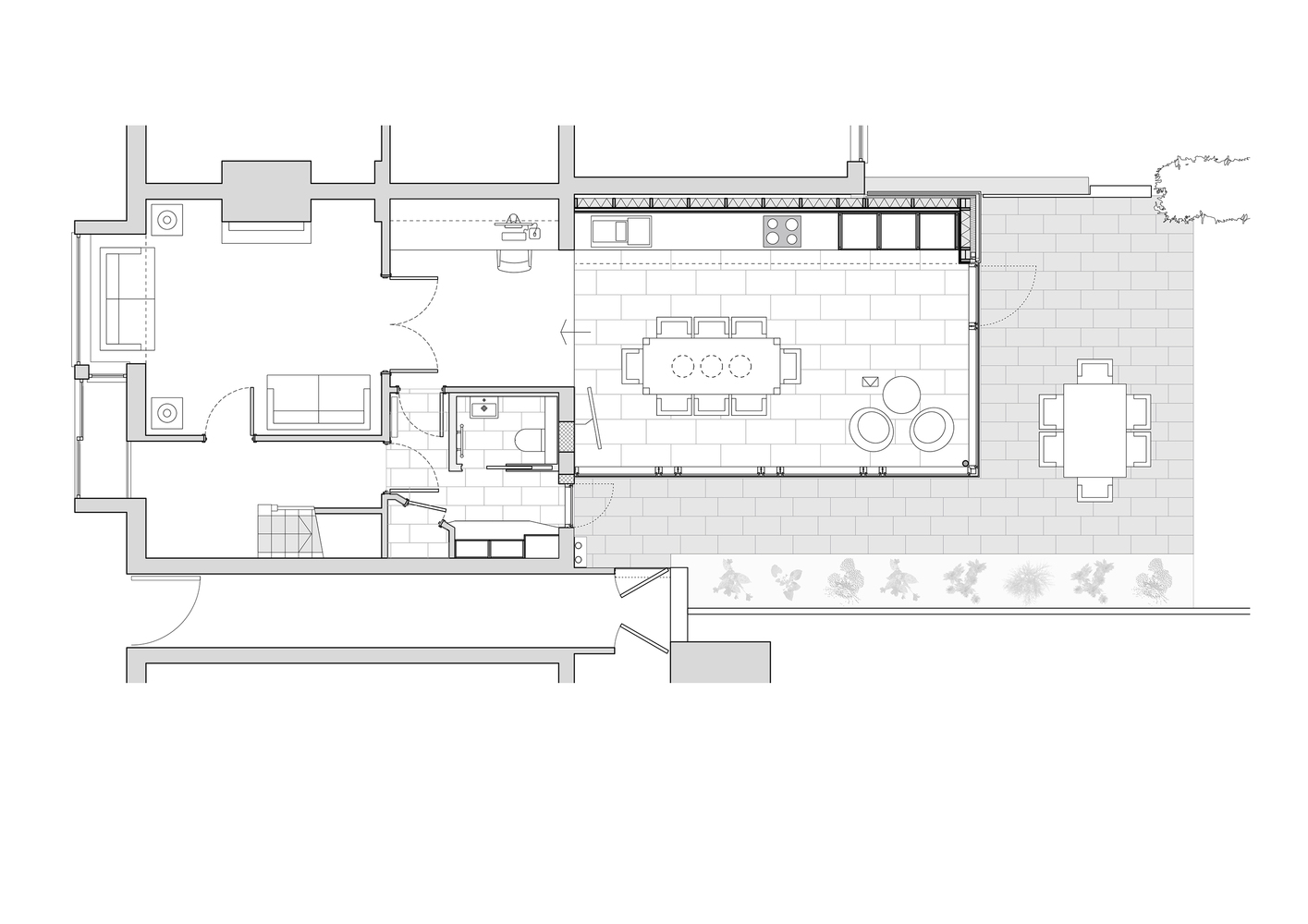 24平米的美丽黑框落地玻璃小屋---酷图编号1184114