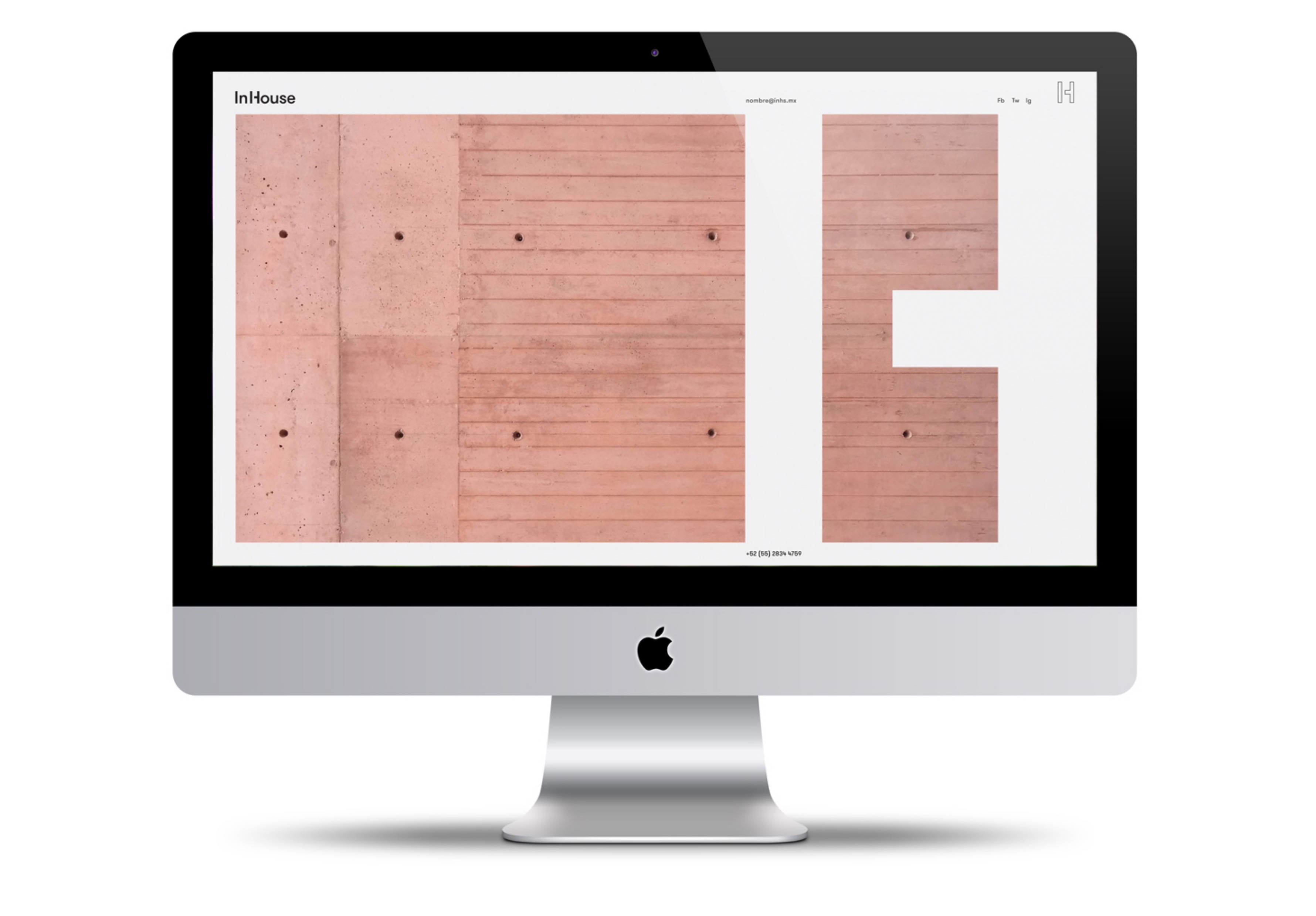 InHouse-一个强有力的室内建筑标志---酷图编号1184173