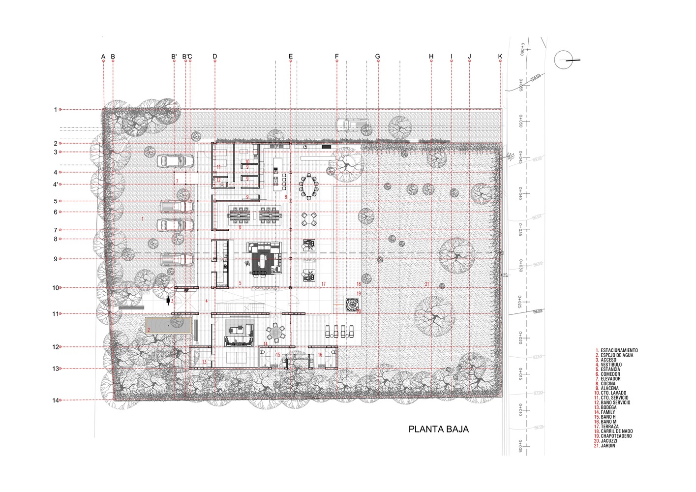 木工艺和混凝土工艺完美搭配的别墅建筑---酷图编号1184512